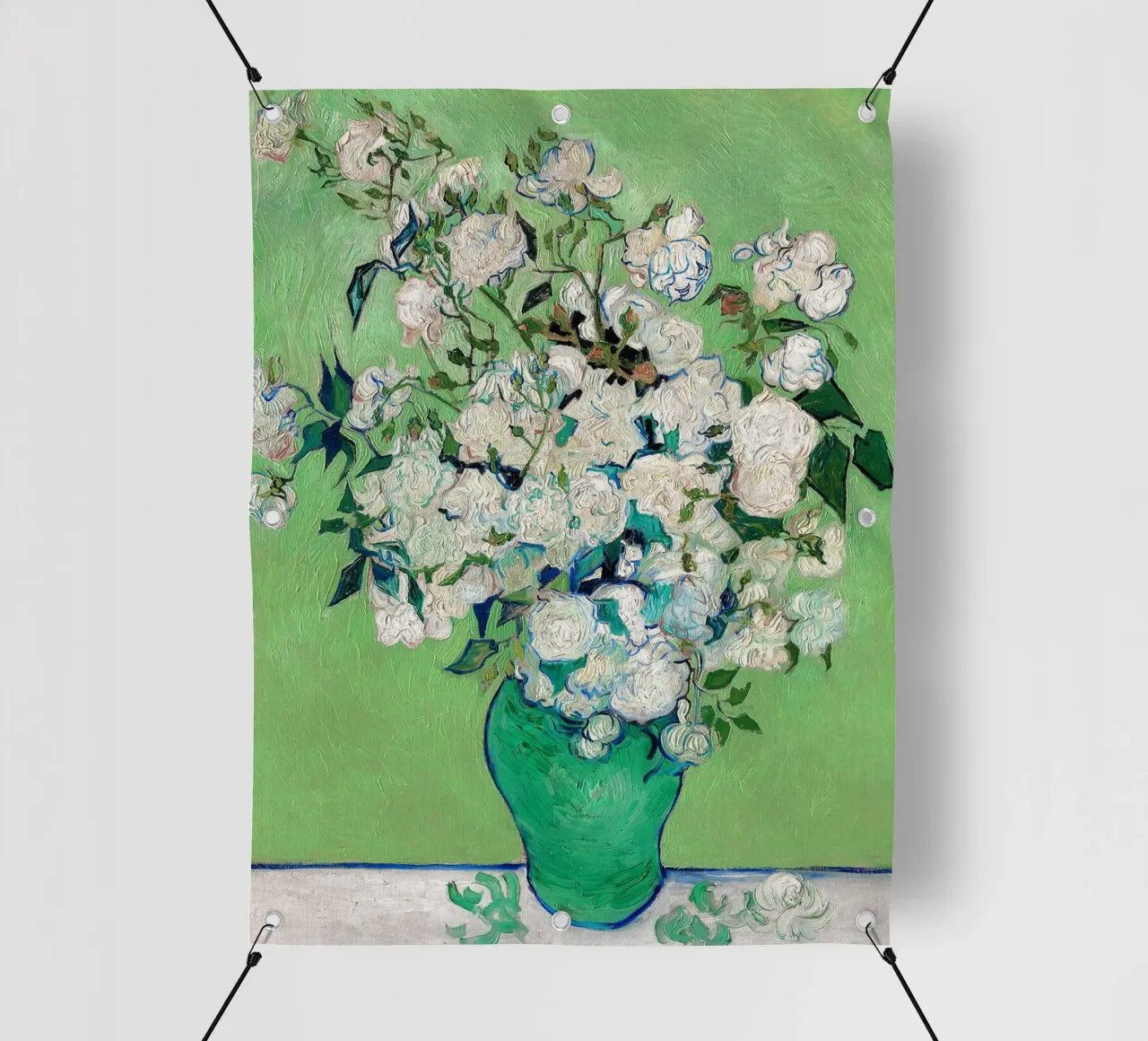 Un vaso di rose telo in pvc da Roy Terrell
