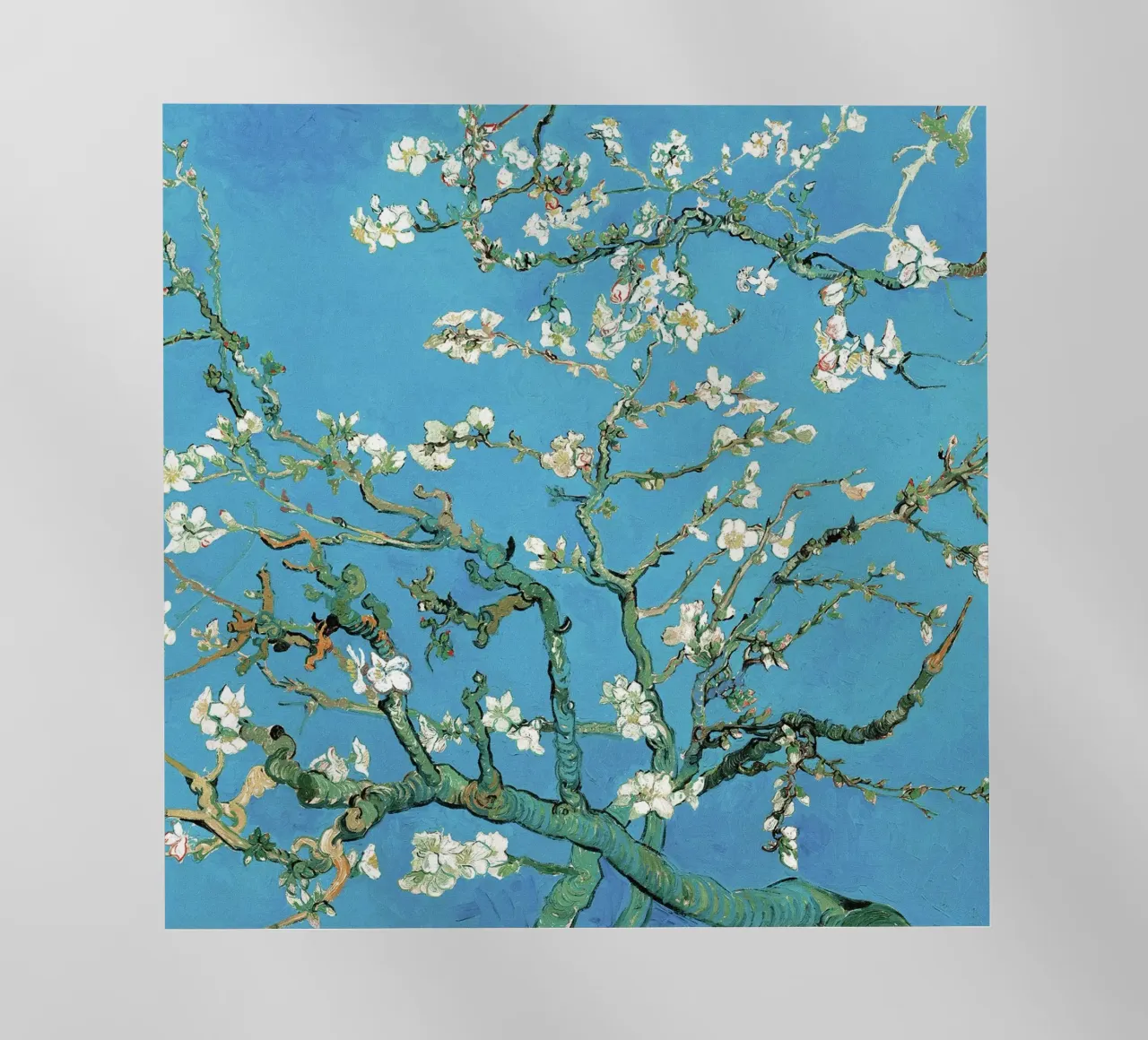 Mandorlo in fiore, 1890 ll pellicola backlit da Roy Terrell