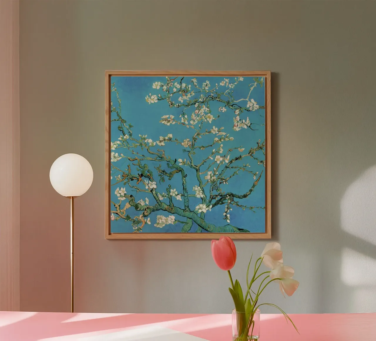 Mandorlo in fiore, 1890 ll alluminio dibond da Roy Terrell