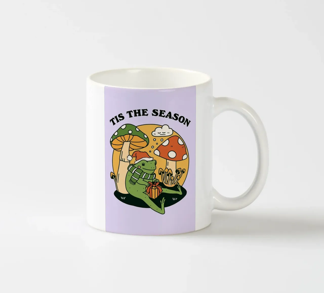 è questa la stagione del Natale delle rane tazza in ceramica da Avocadoz