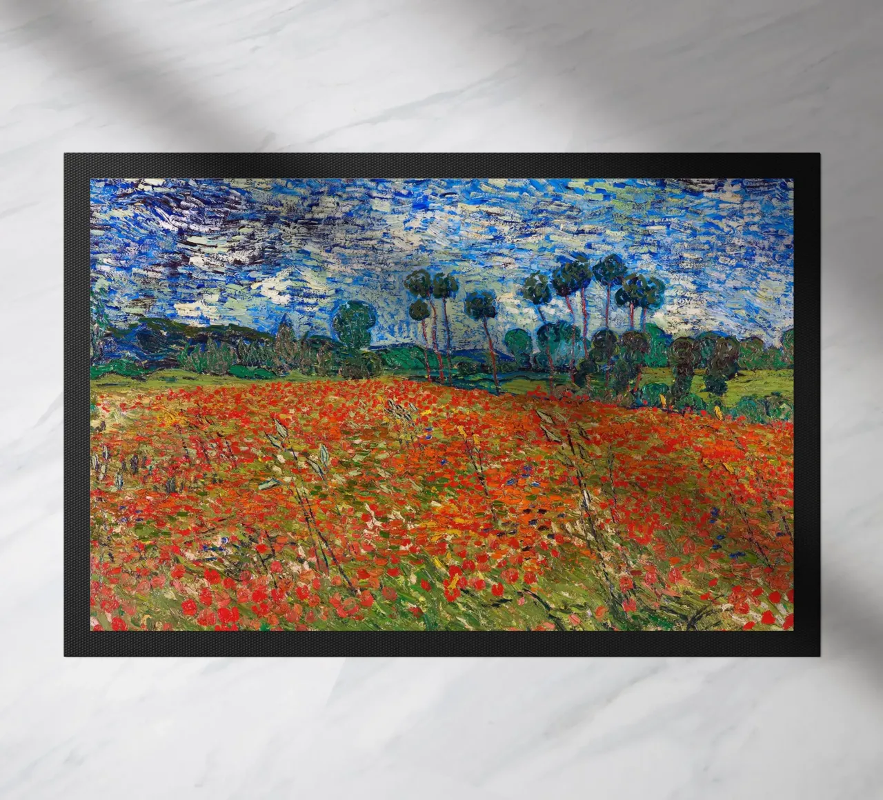 Campo di papaveri, Auvers sur Oise zerbino da Roy Terrell
