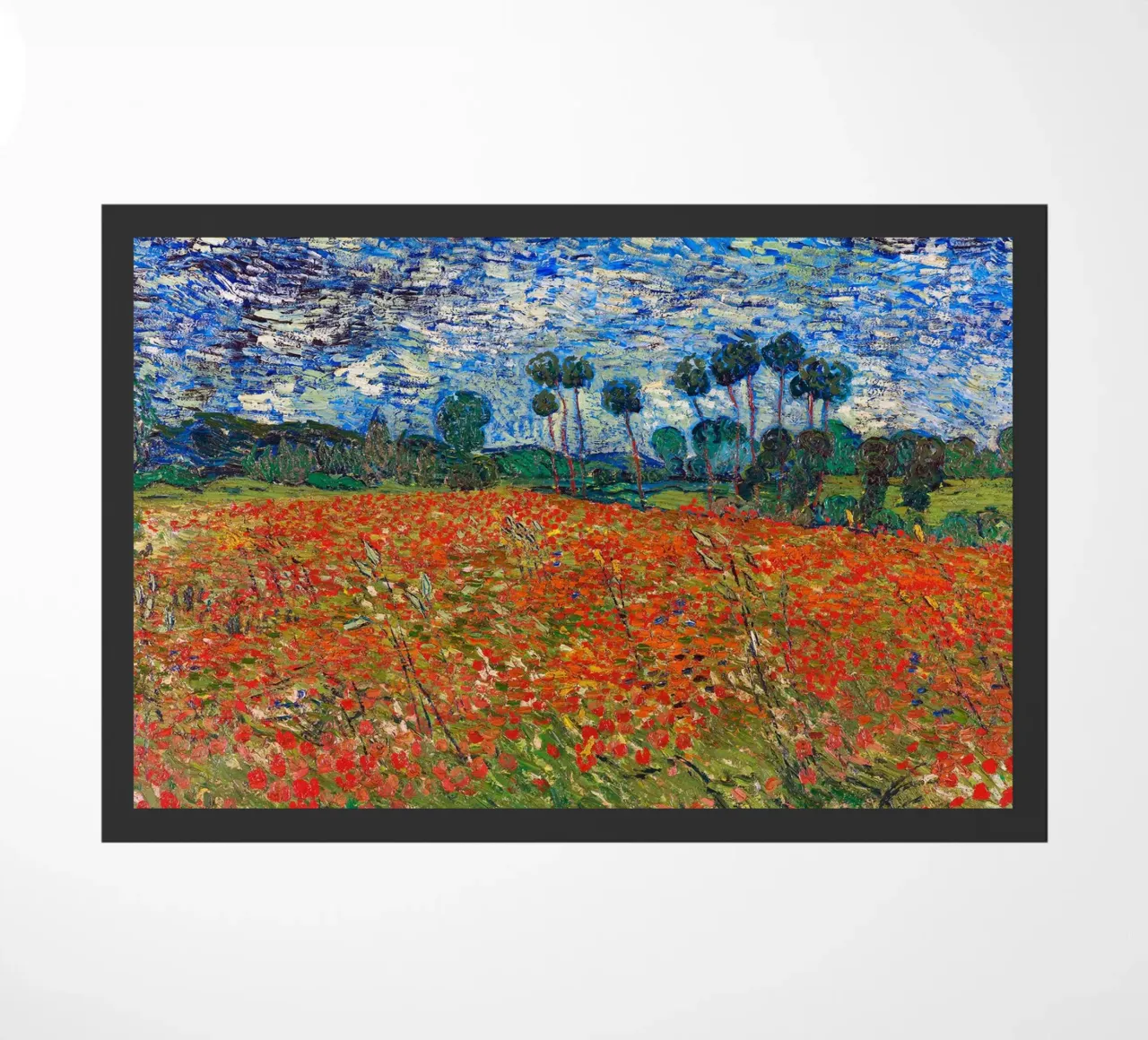 Campo di papaveri, Auvers sur Oise zerbino da Roy Terrell