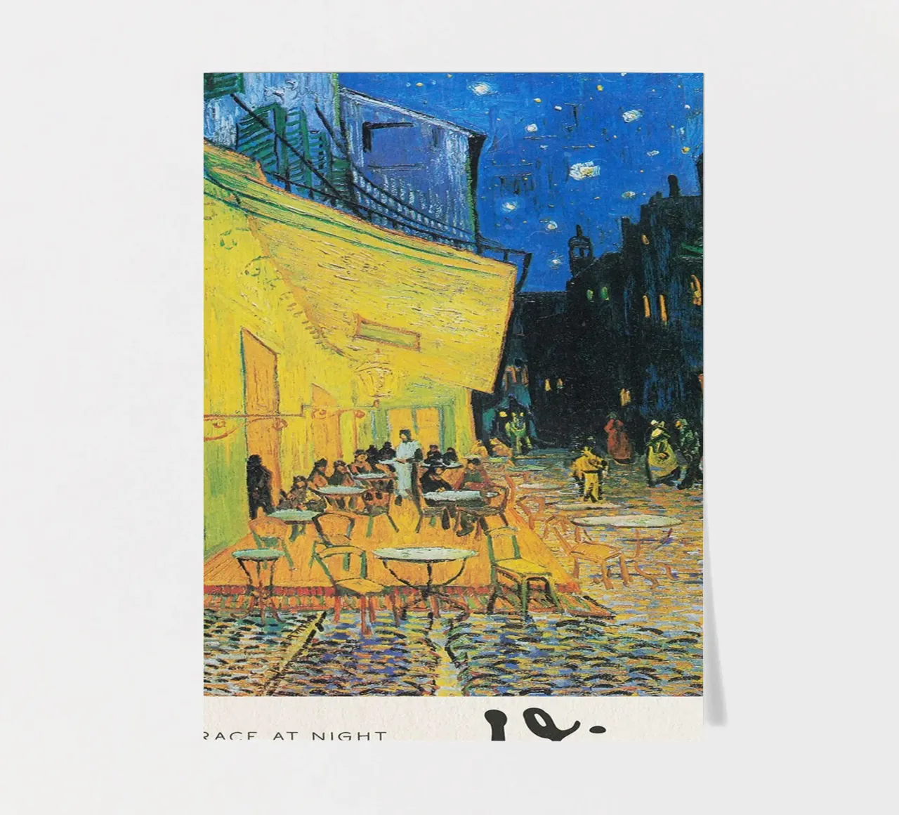Terrazza del caffè di notte, 1888 foglio adesivo da Roy Terrell