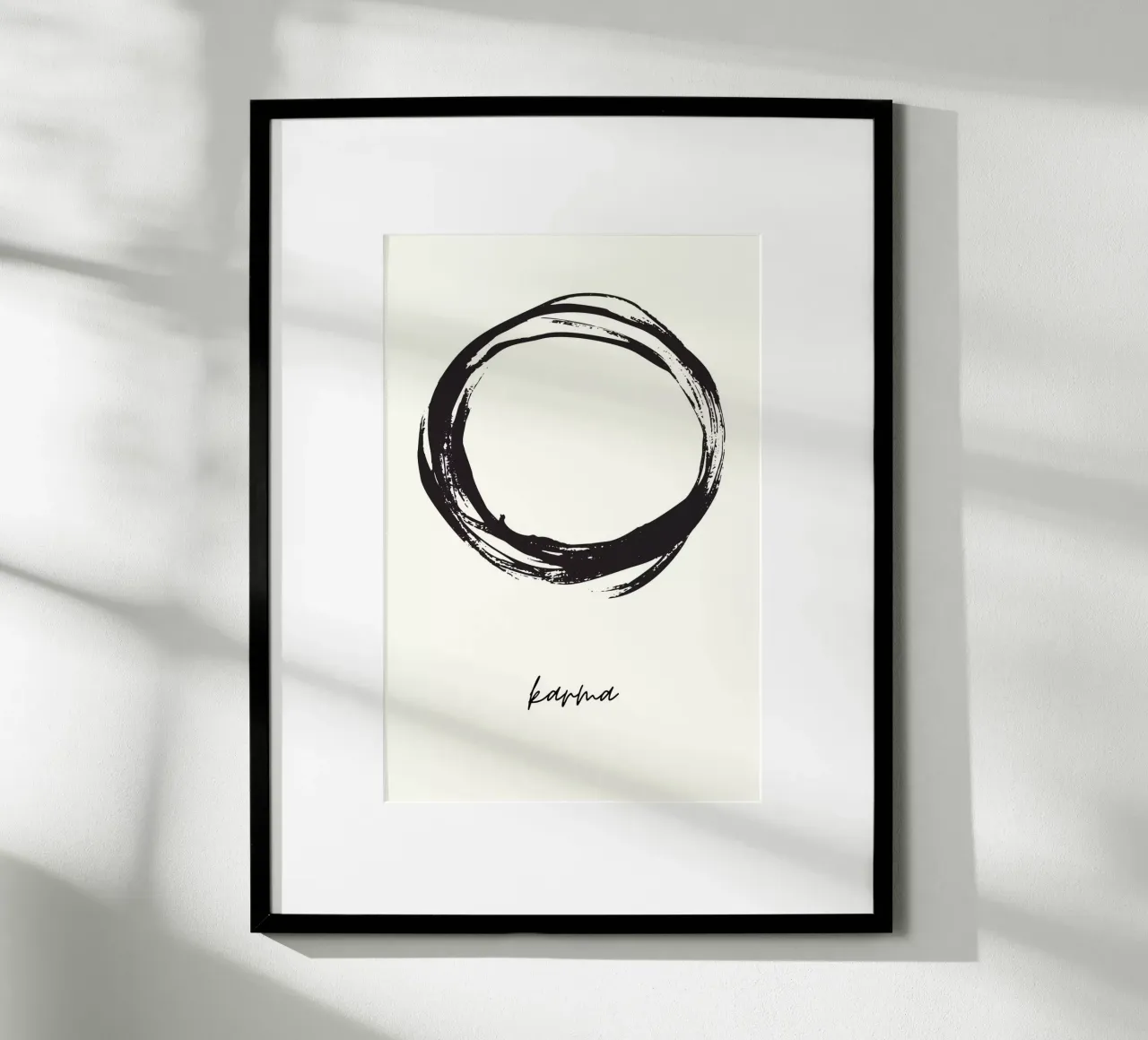 Karma poster con telaio in plastica da NORDLICHT DESIGNS