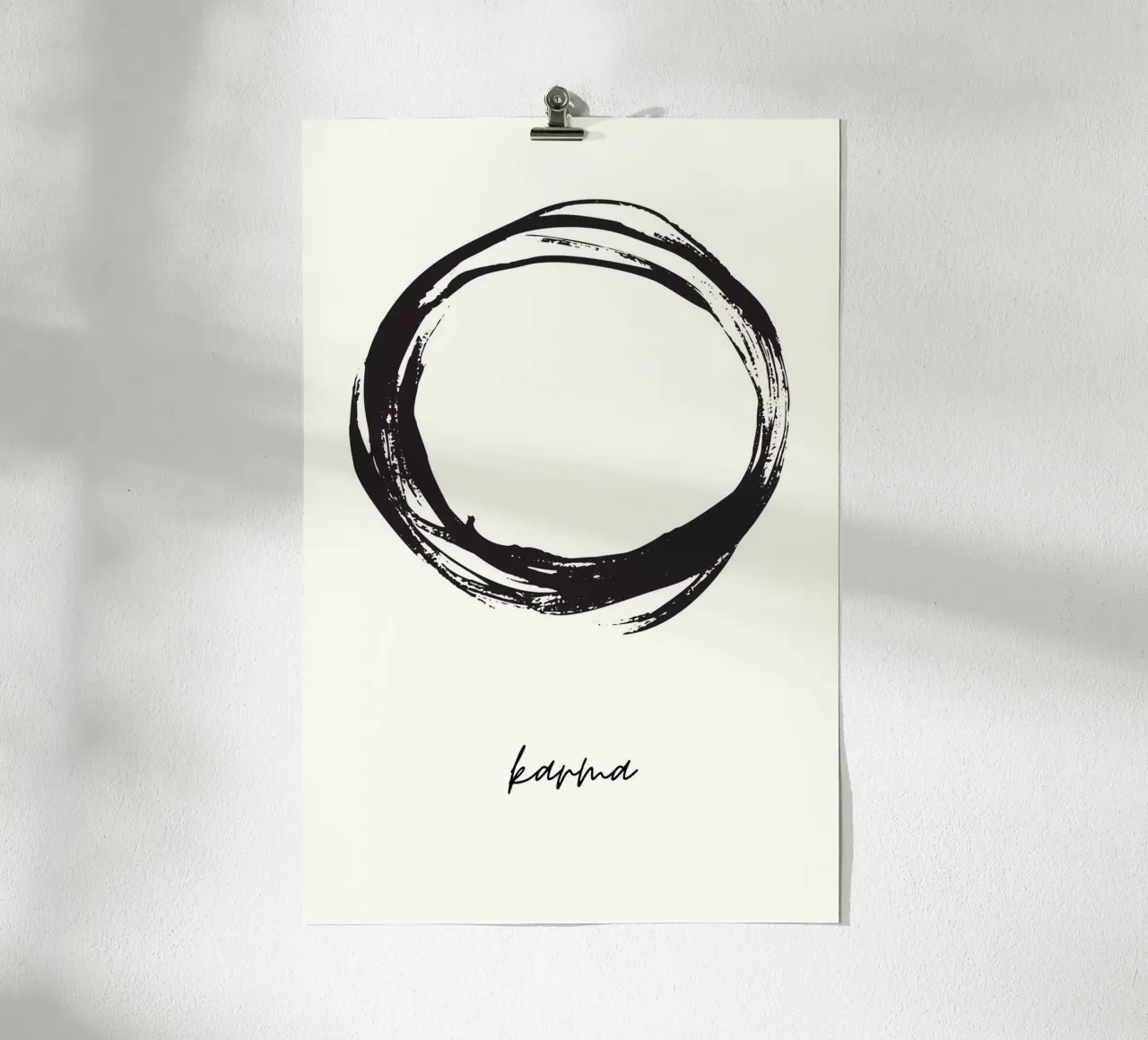 Karma poster con telaio in plastica da NORDLICHT DESIGNS