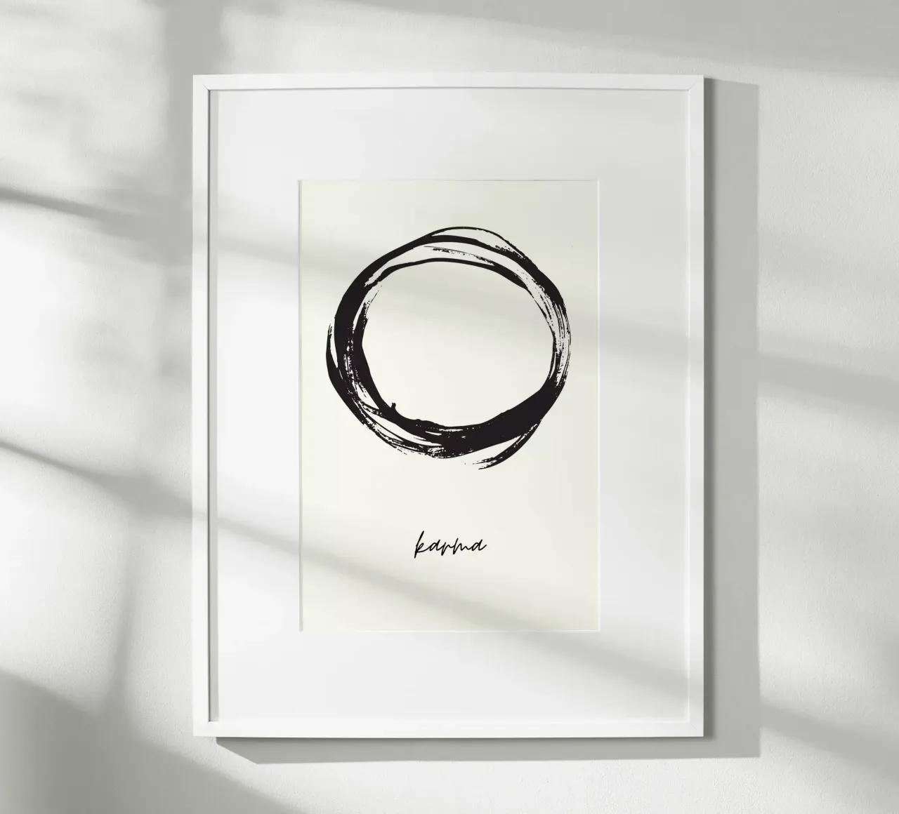 Karma poster con telaio in plastica da NORDLICHT DESIGNS