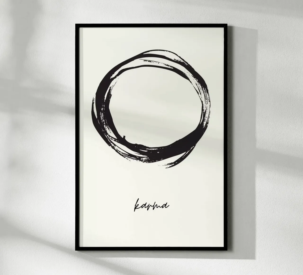 Karma poster con telaio in plastica da NORDLICHT DESIGNS