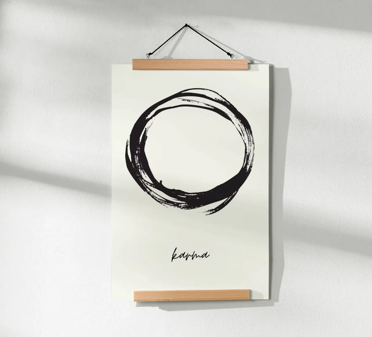 Karma poster con telaio in plastica da NORDLICHT DESIGNS
