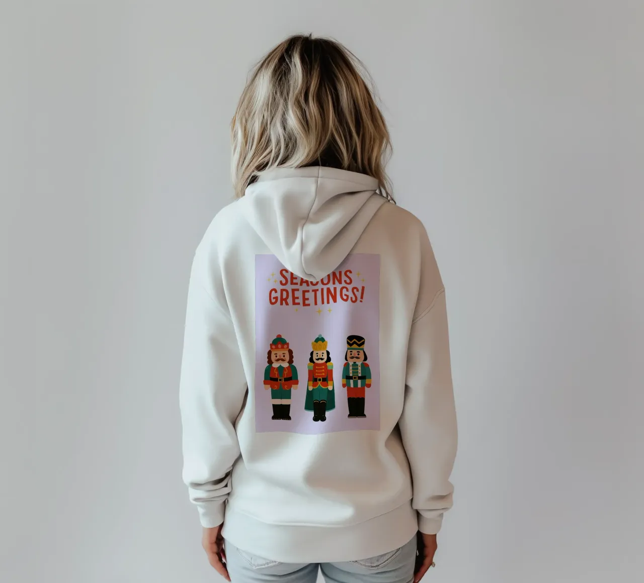 auguri di Natale felpa con cappuccio da Avocadoz
