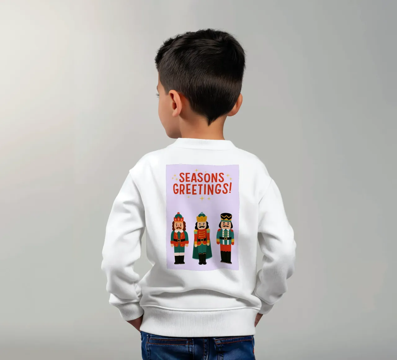 auguri di Natale felpa bambino da Avocadoz