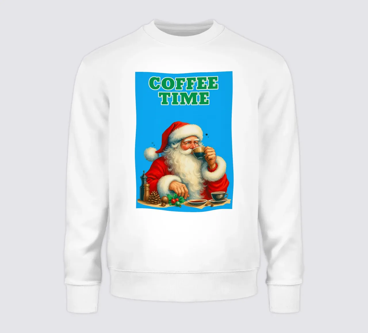 Babbo Natale al caffè felpa da Avocadoz