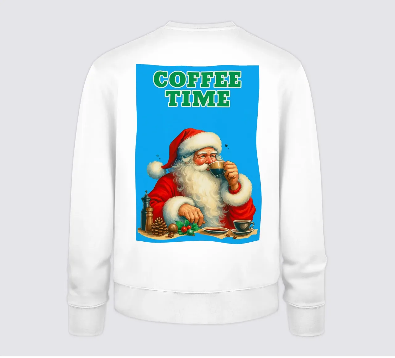 Babbo Natale al caffè felpa da Avocadoz