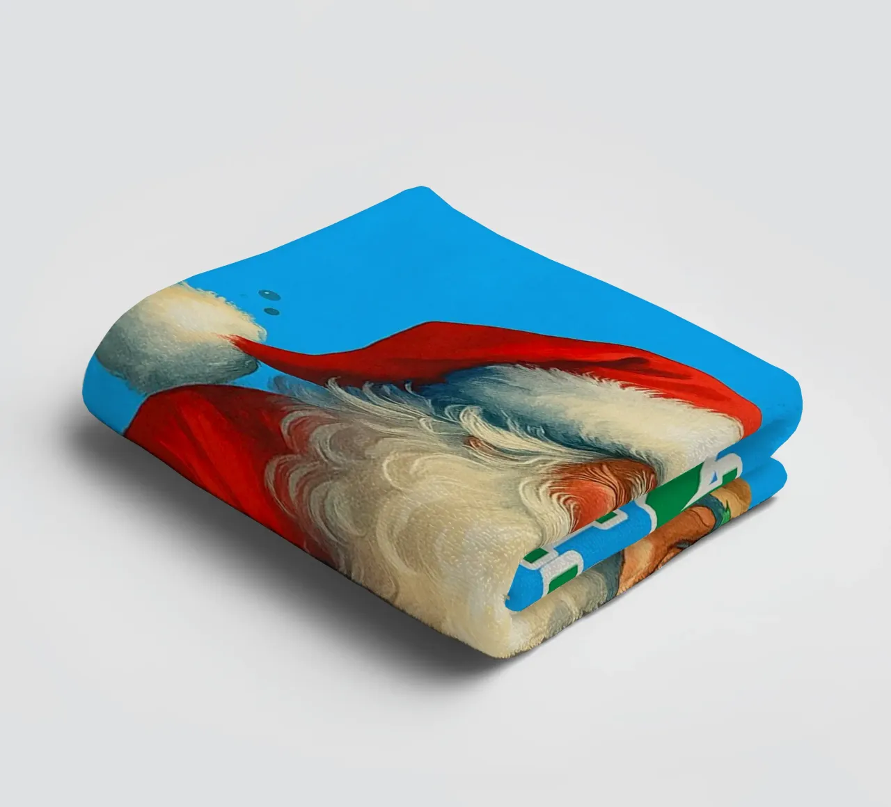 Babbo Natale al caffè asciugamano da bagno da Avocadoz