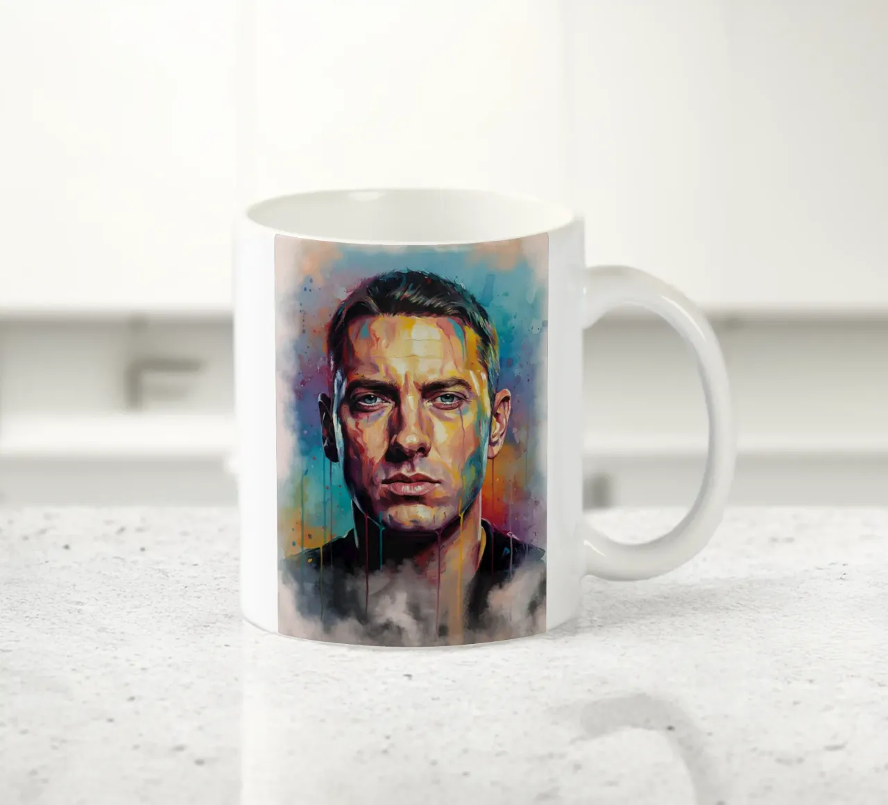 Arte astratta di Eminem tazza in ceramica da Kalis
