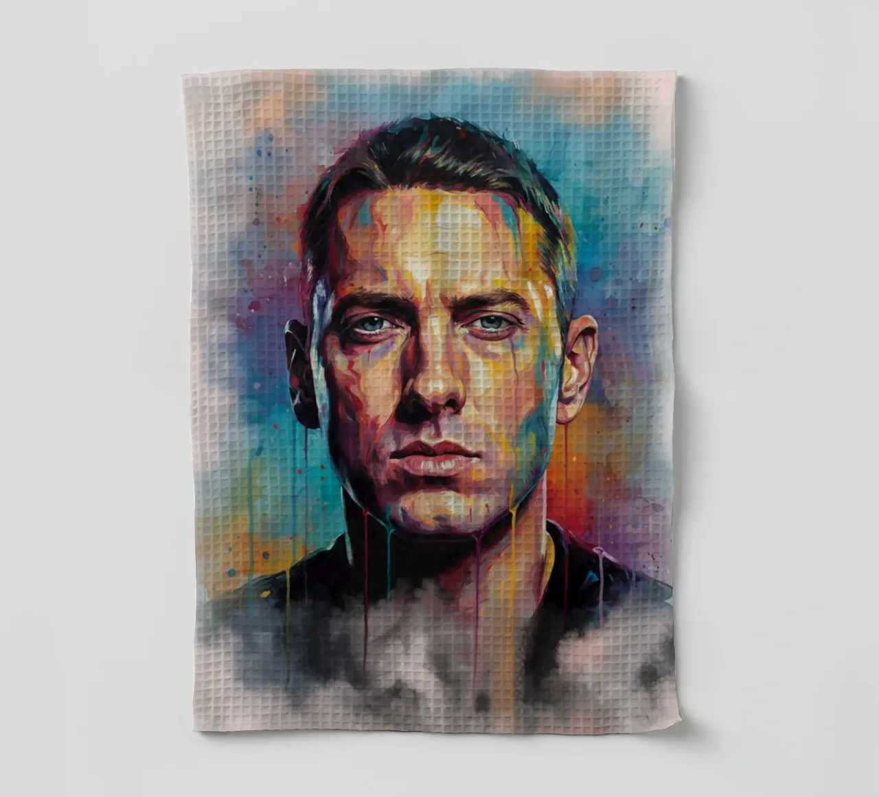 Eminem abstrakte Kunst Geschirrtuch von Kalis