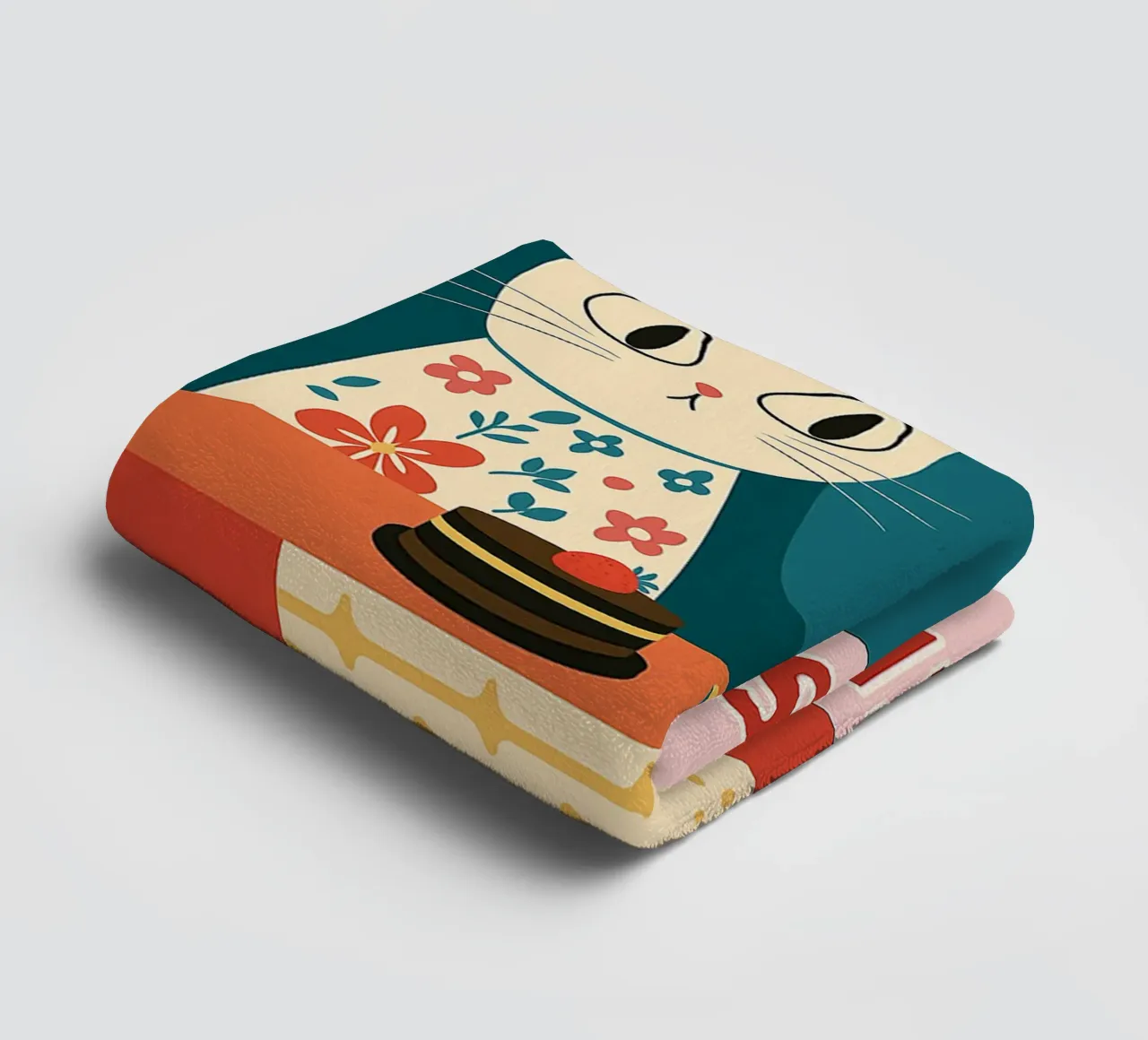 cat more espresso less despresso towel by Avocadoz