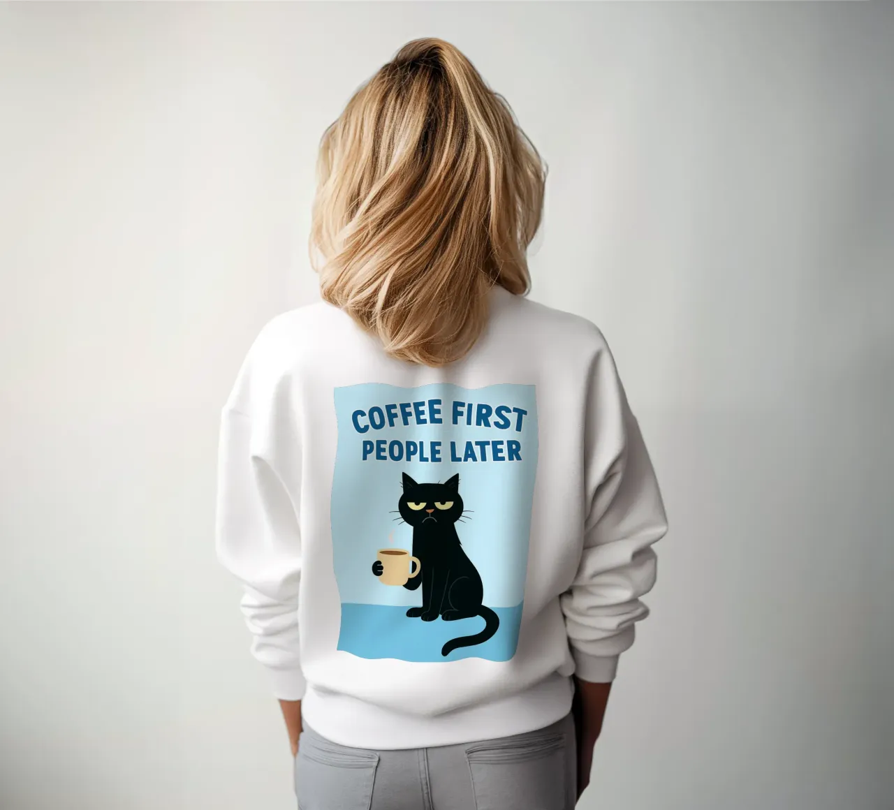prima il caffè poi le persone felpa da Avocadoz