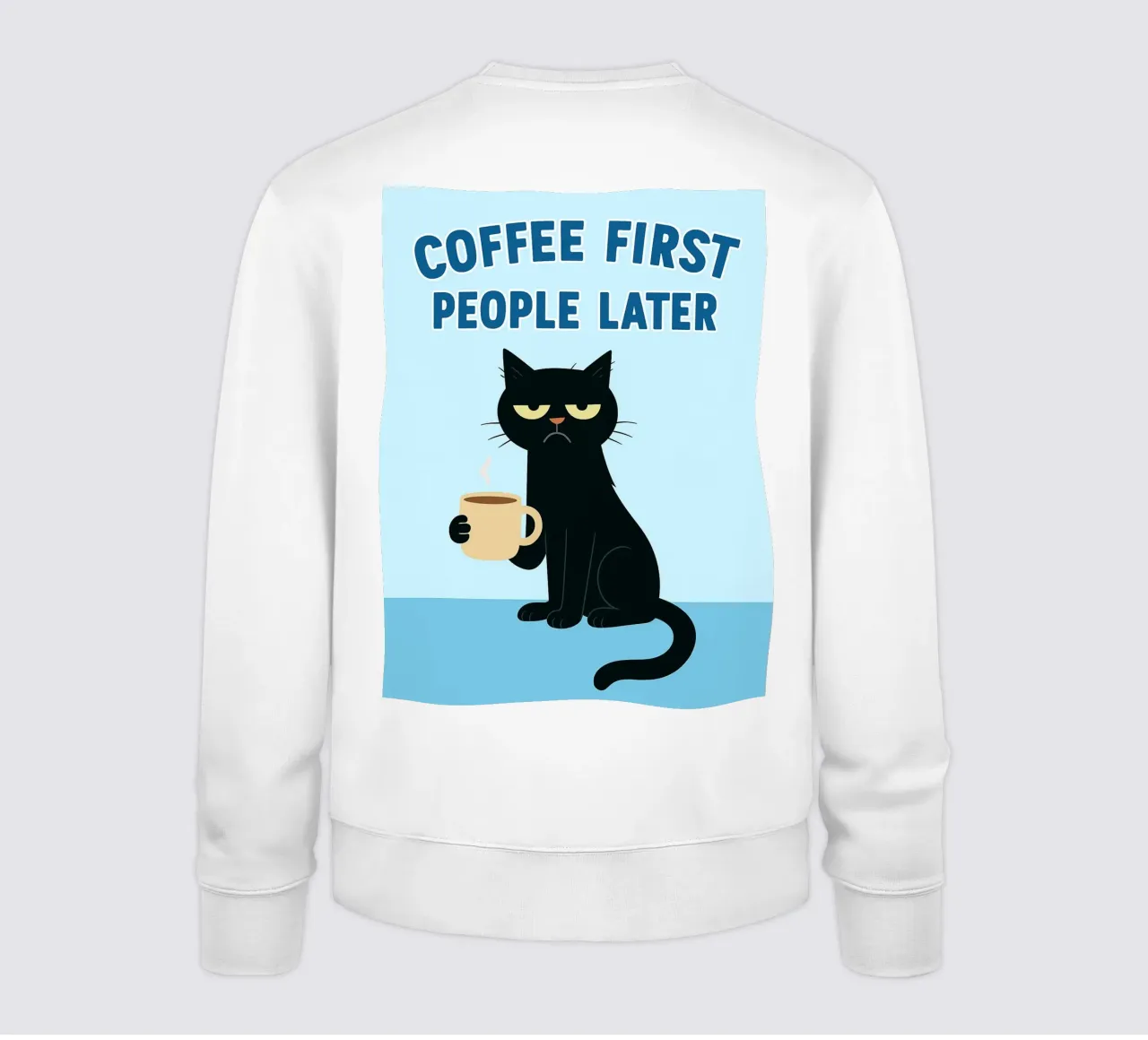 prima il caffè poi le persone felpa da Avocadoz