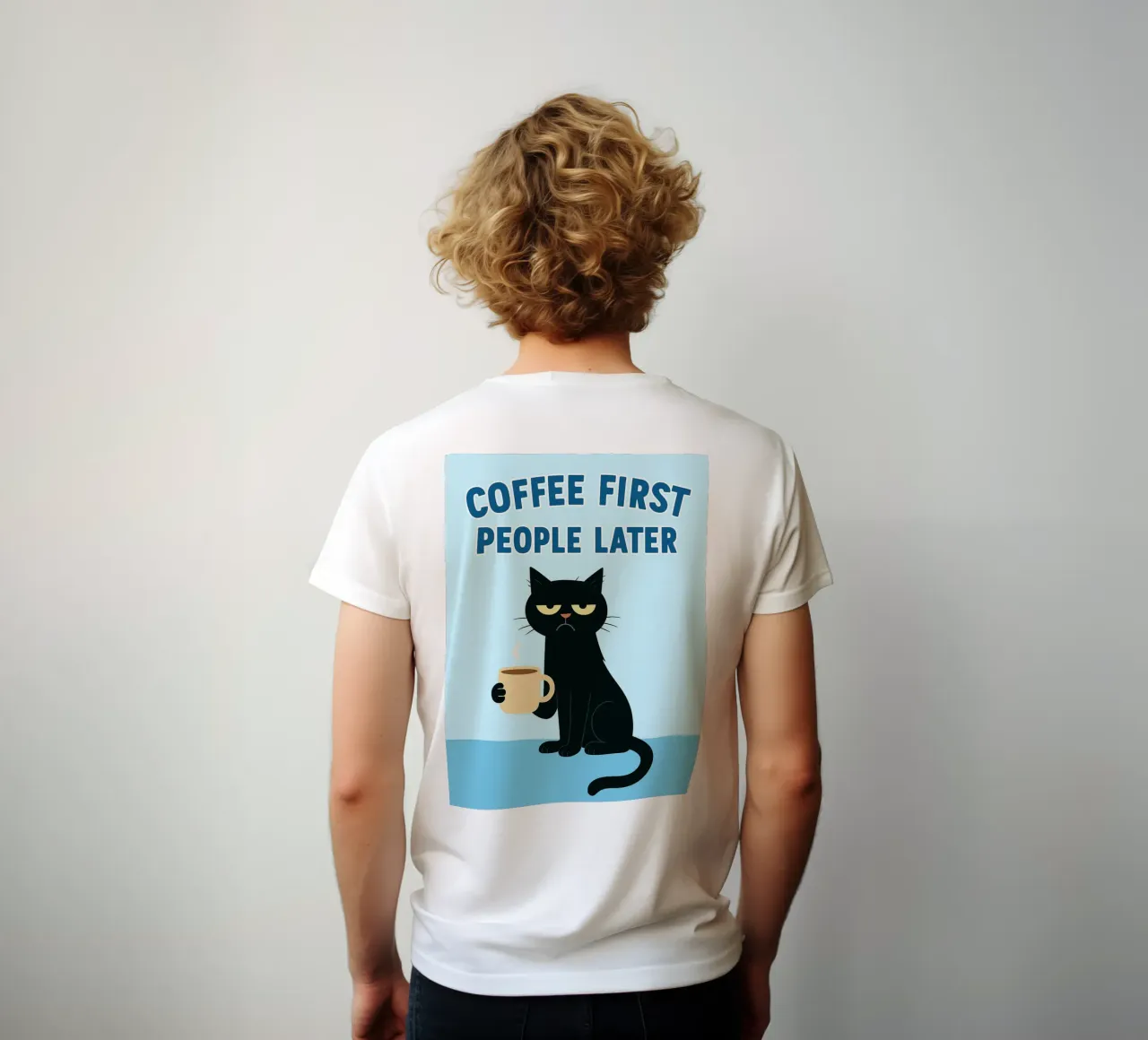 prima il caffè poi le persone t-shirt da Avocadoz