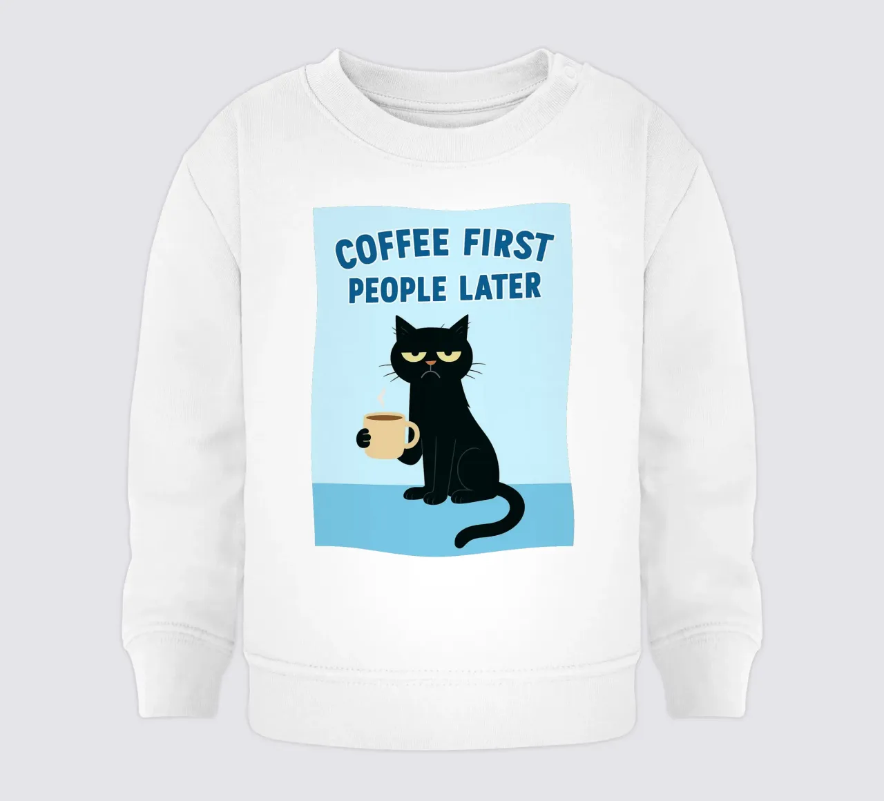 prima il caffè poi le persone felpa neonato da Avocadoz
