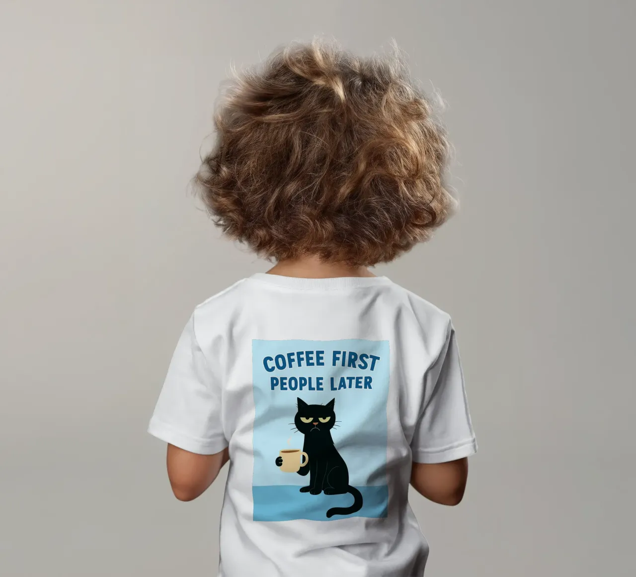 prima il caffè poi le persone maglietta neonato da Avocadoz