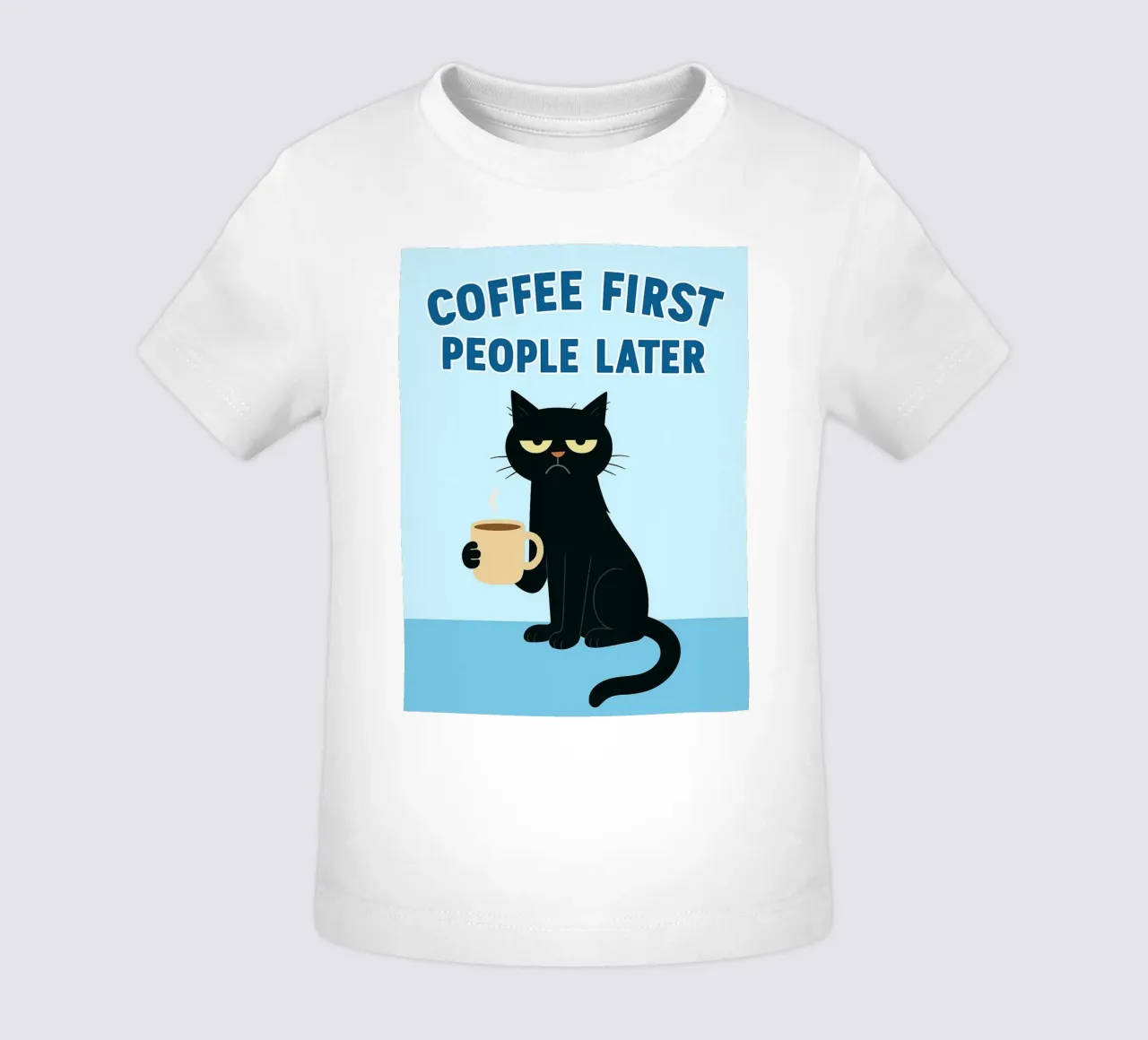 prima il caffè poi le persone maglietta neonato da Avocadoz