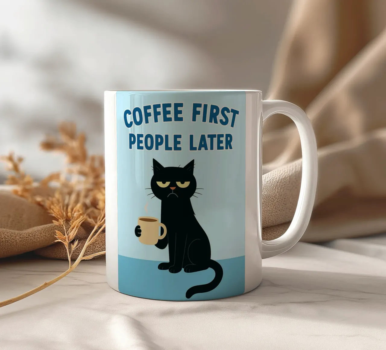 prima il caffè poi le persone tazza in ceramica da Avocadoz