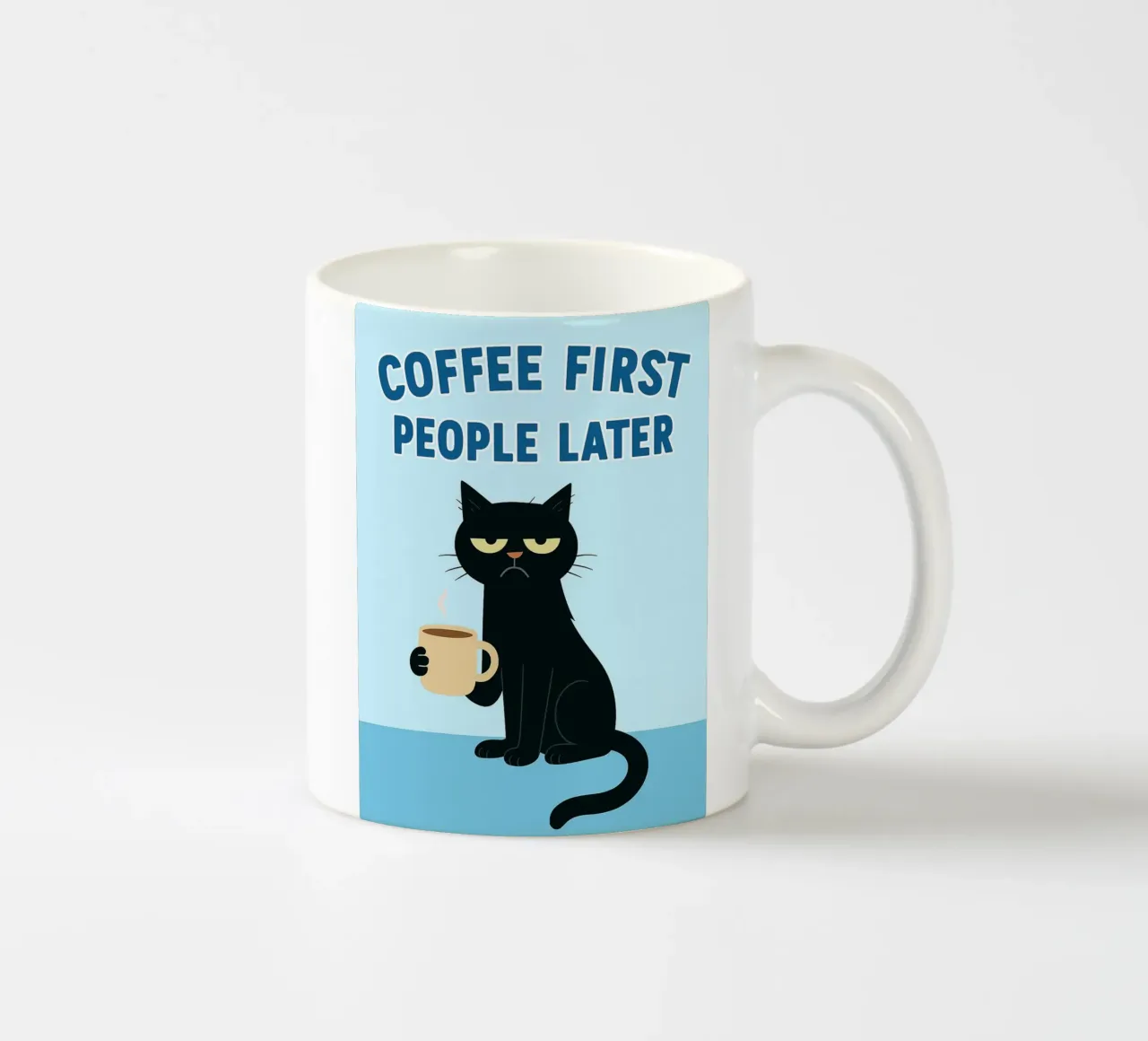 prima il caffè poi le persone tazza in ceramica da Avocadoz