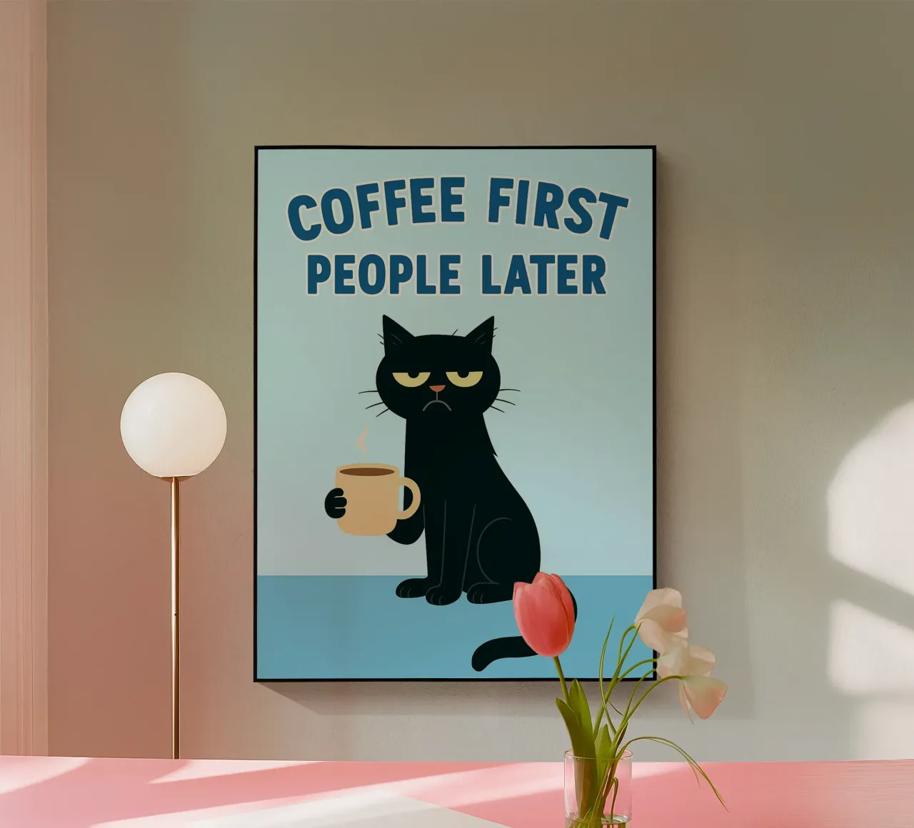 prima il caffè poi le persone plexiglass da Avocadoz