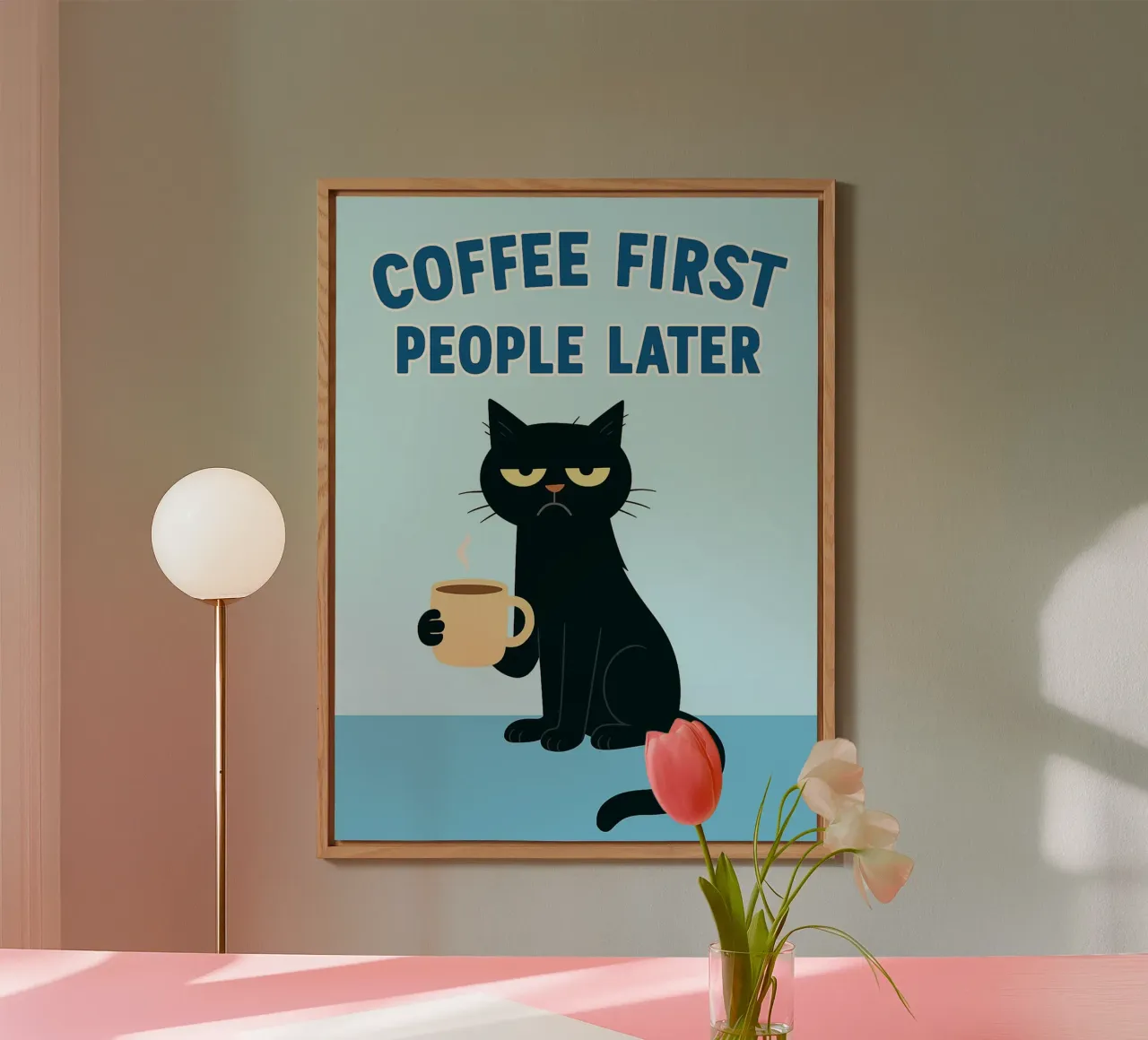 prima il caffè poi le persone alluminio dibond da Avocadoz