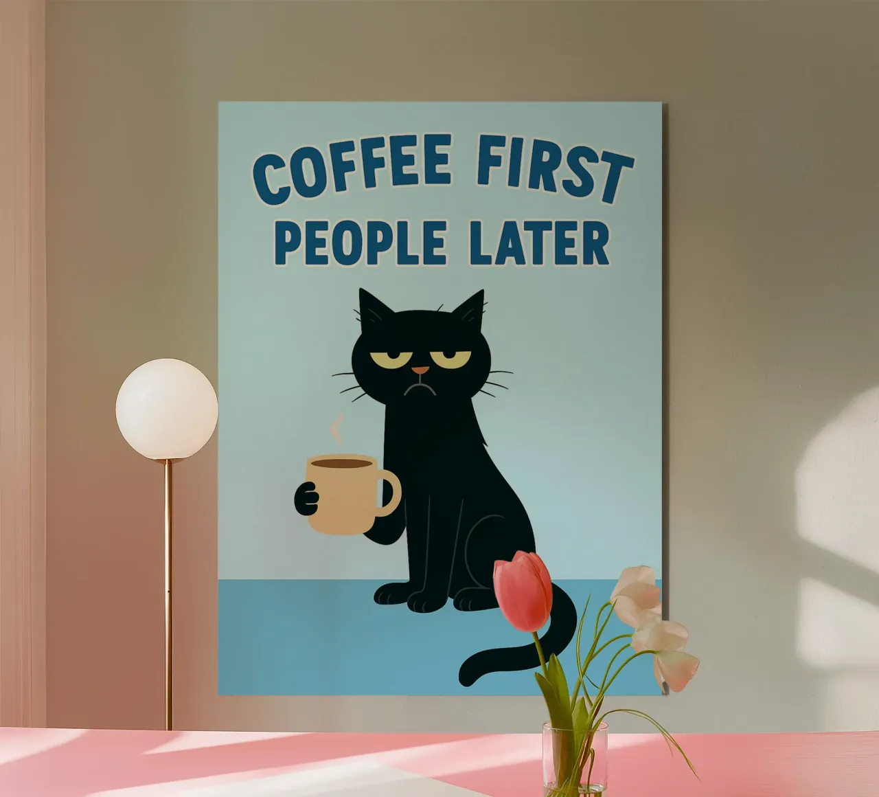 prima il caffè poi le persone alluminio dibond da Avocadoz