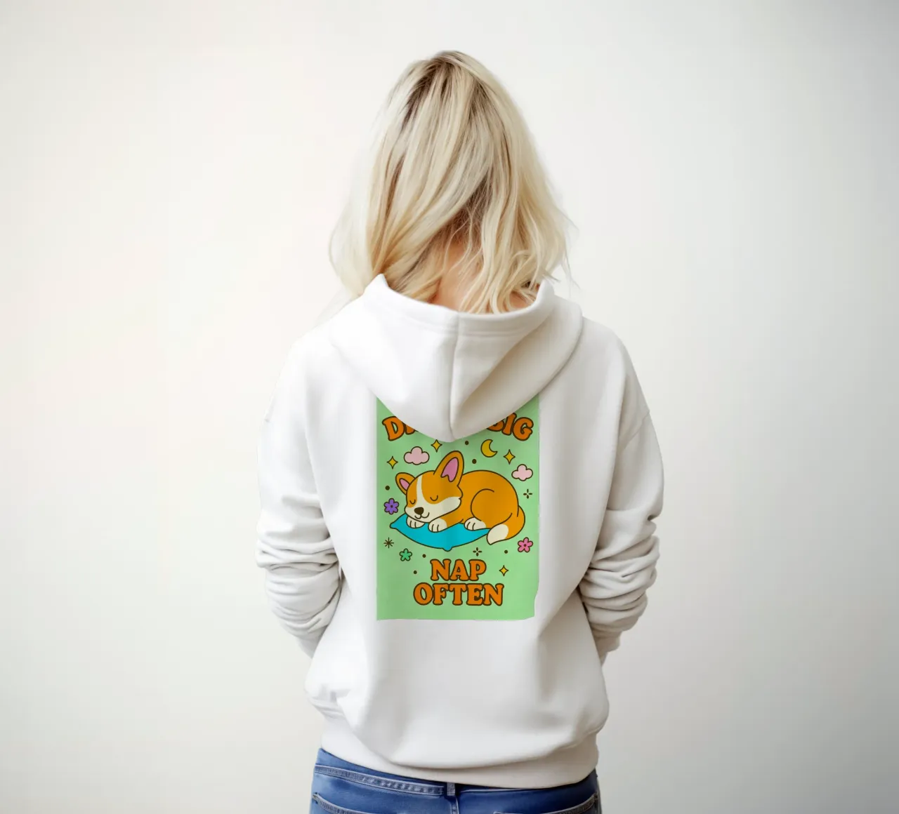 sognare in grande dormire spesso gatto felpa con cappuccio da Avocadoz