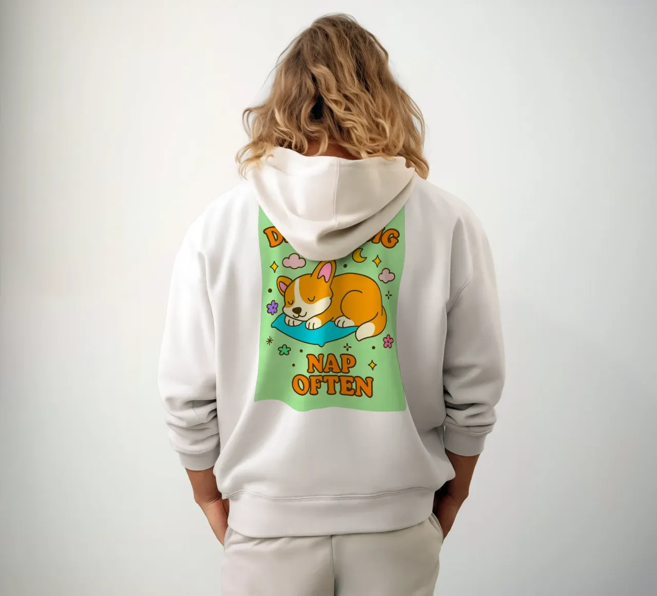 sognare in grande dormire spesso gatto felpa con cappuccio da Avocadoz