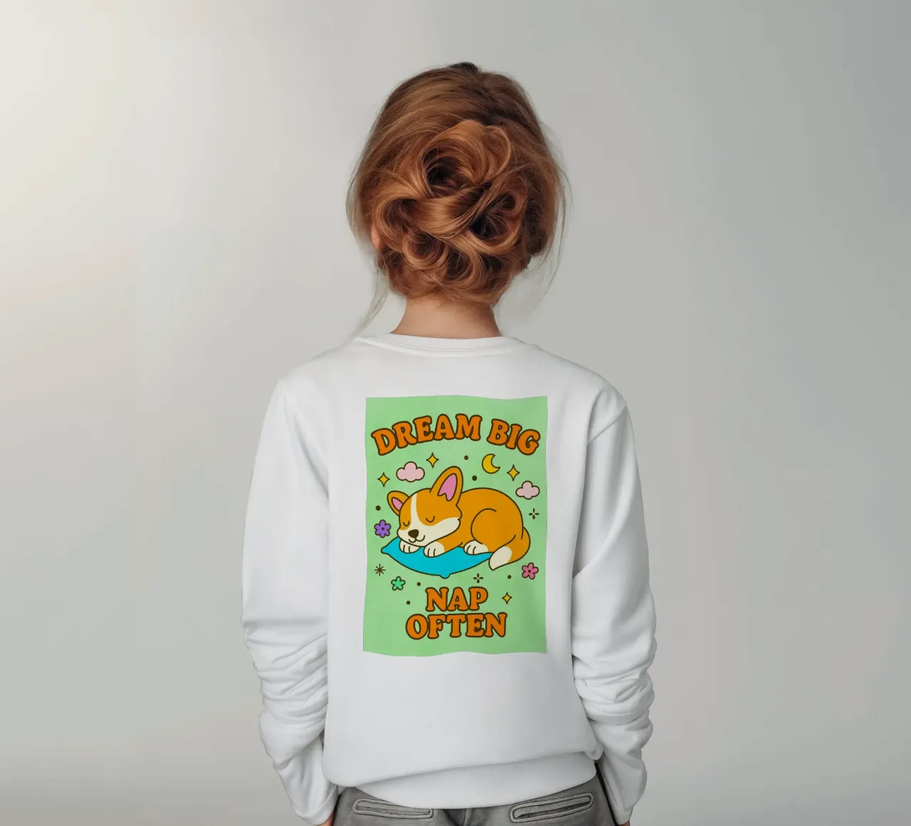 sognare in grande dormire spesso gatto felpa bambino da Avocadoz