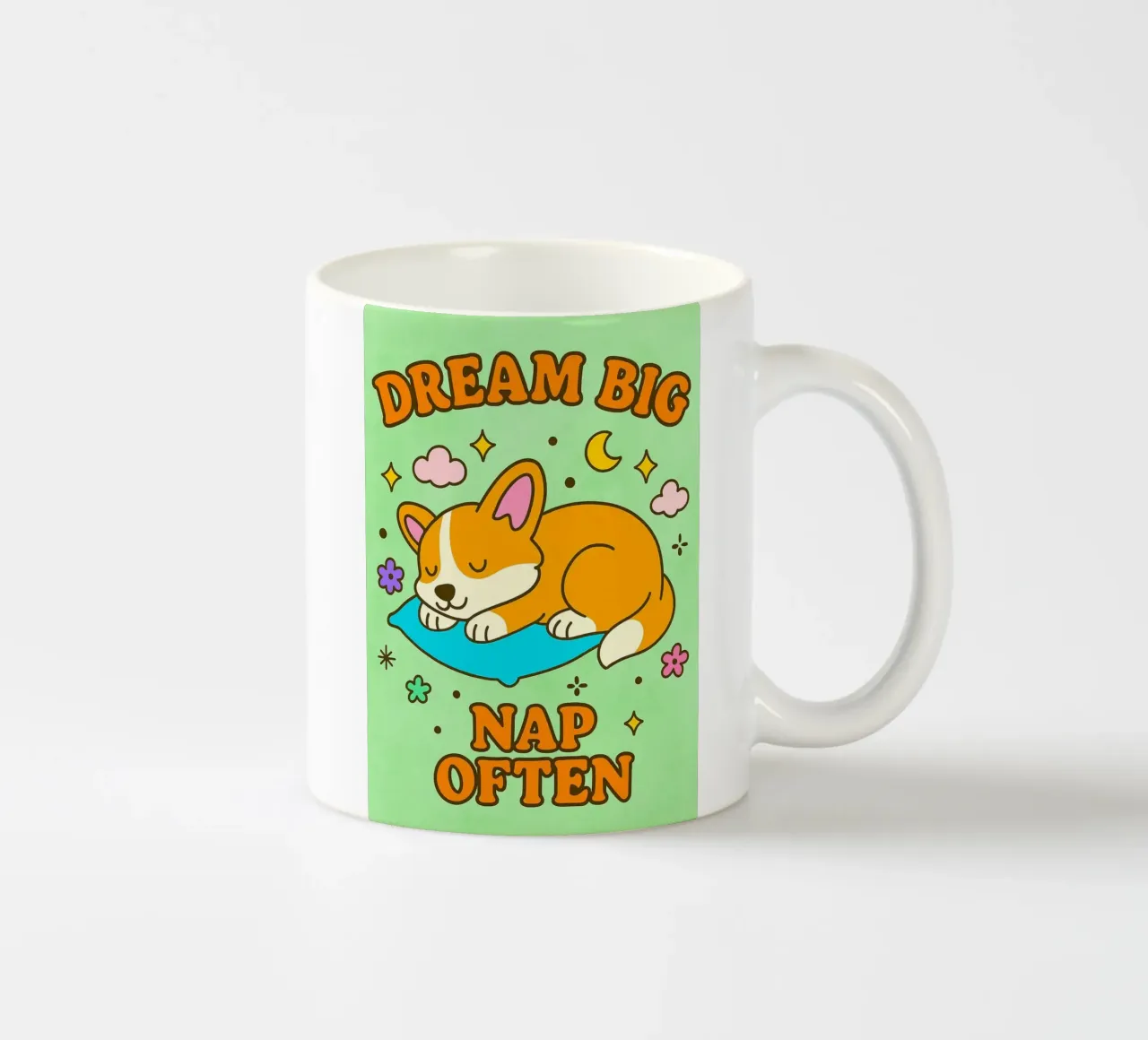 sognare in grande dormire spesso gatto tazza in ceramica da Avocadoz