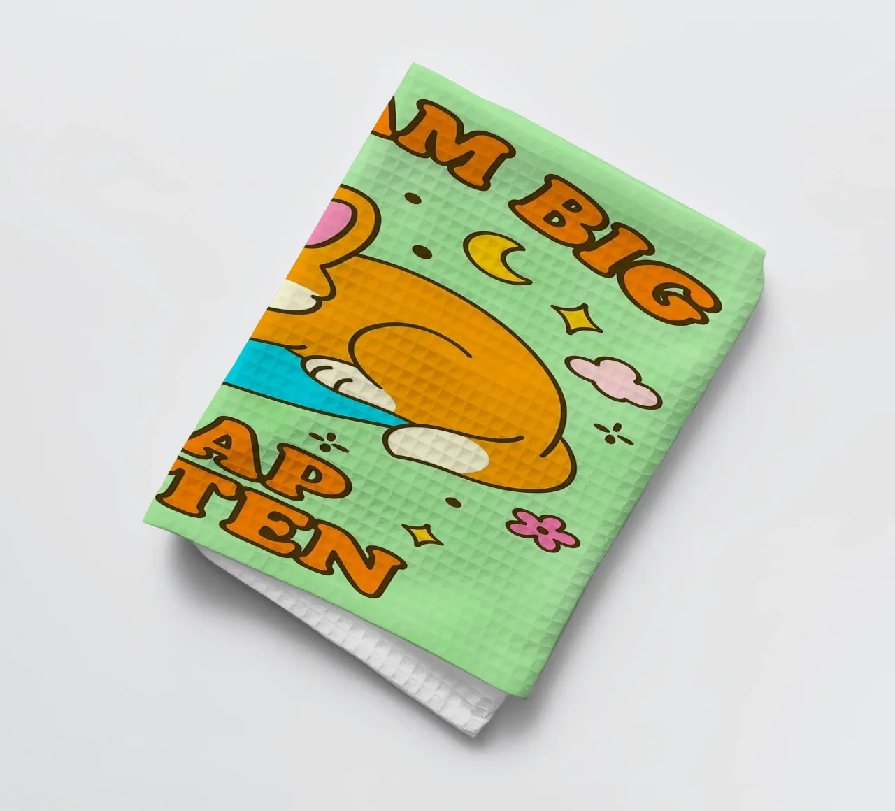 dream big nap oft Katze Geschirrtuch von Avocadoz