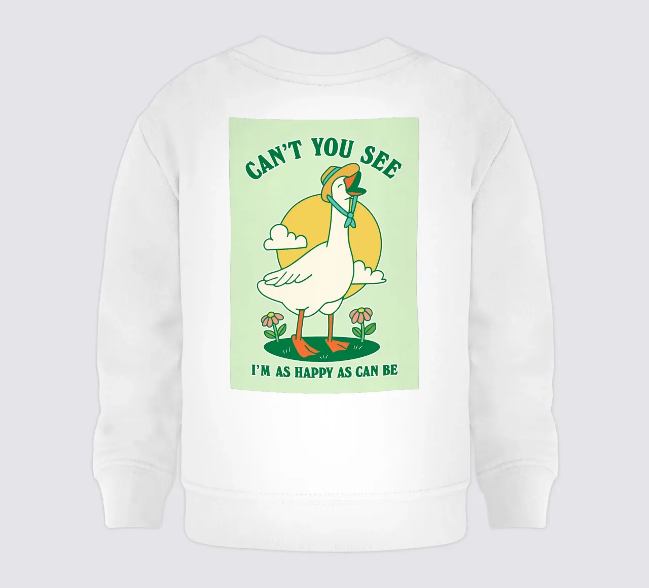 oca no puedes ver que soy tan feliz como se puede ser sudadera de bebé de Avocadoz
