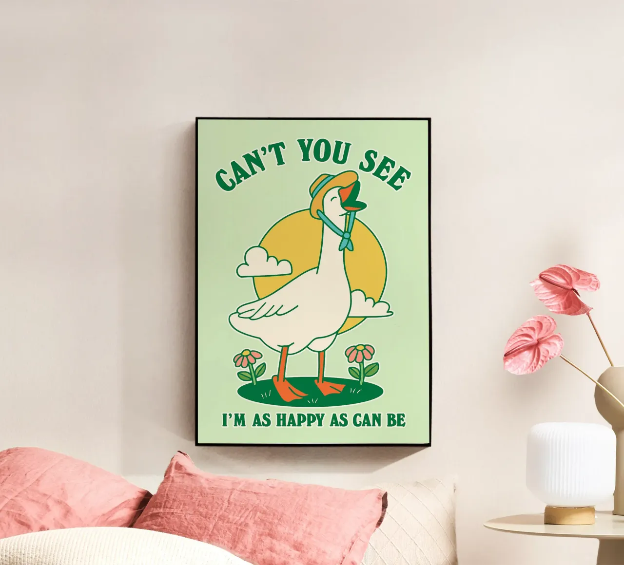 oca no puedes ver que soy tan feliz como se puede ser metacrilato de Avocadoz