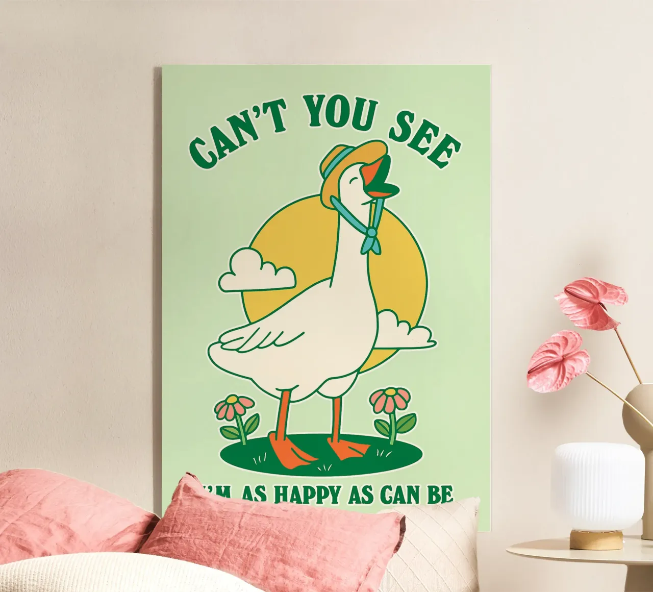 oca no puedes ver que soy tan feliz como se puede ser metacrilato de Avocadoz