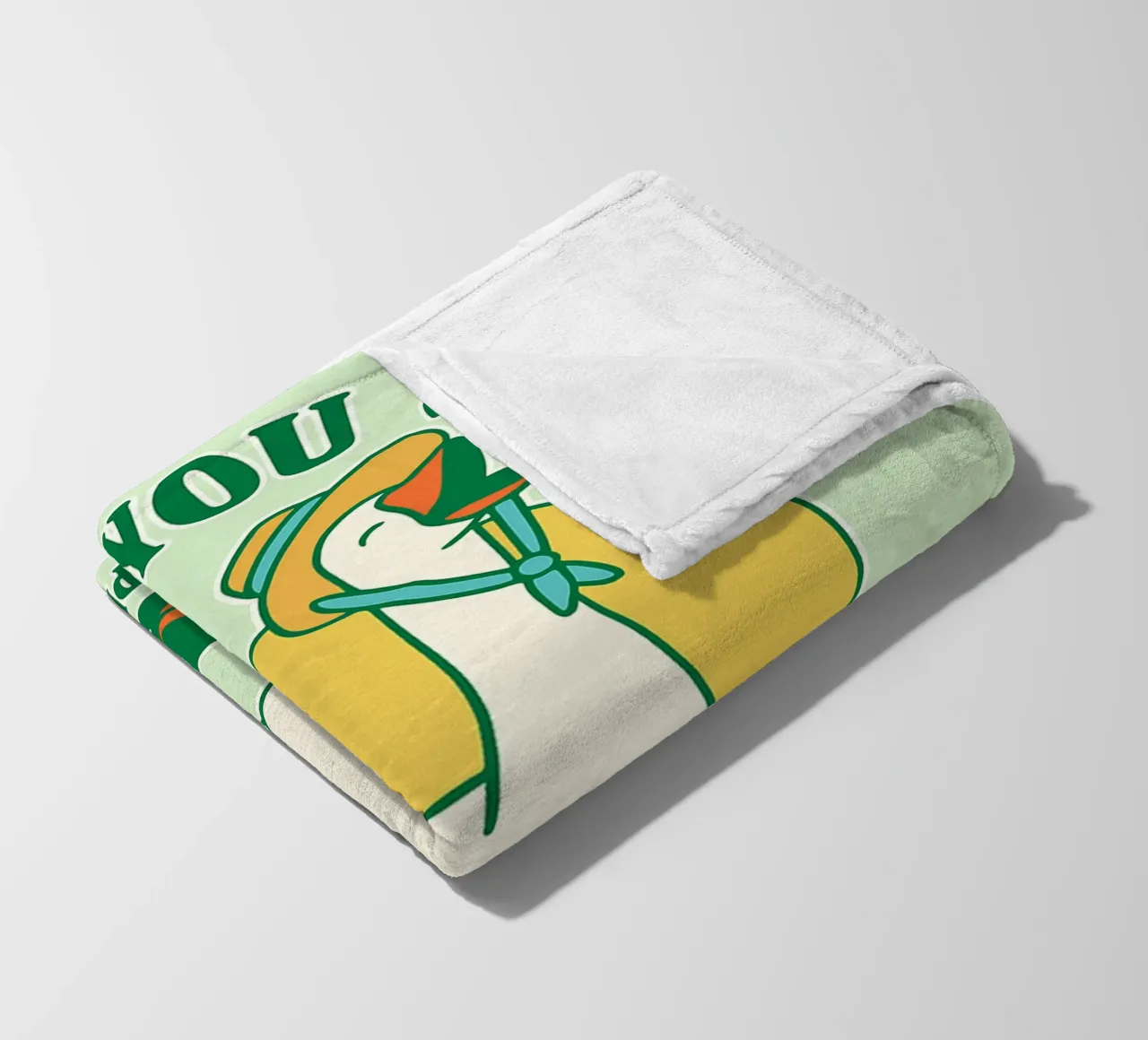 goose cant you see im as happy as can be fleece blanket by Avocadoz