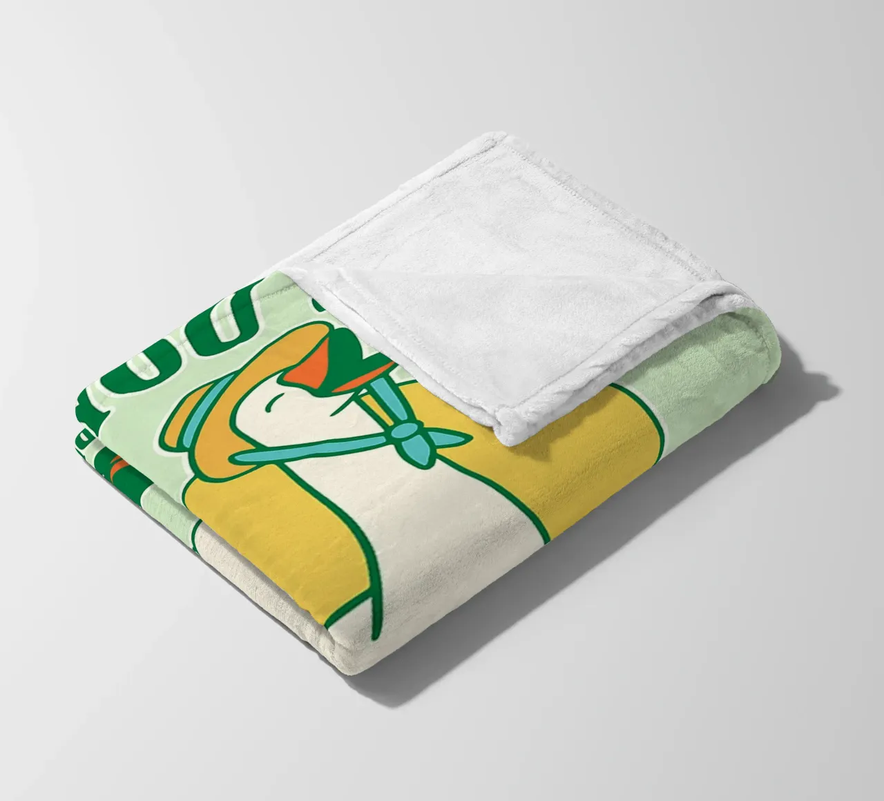 goose cant you see im as happy as can be fleece blanket by Avocadoz