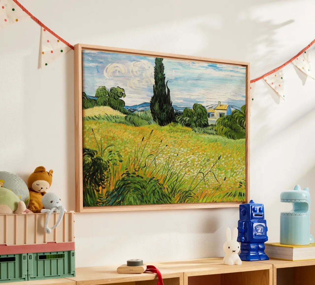 Paesaggio con mais verde plexiglass da Roy Terrell
