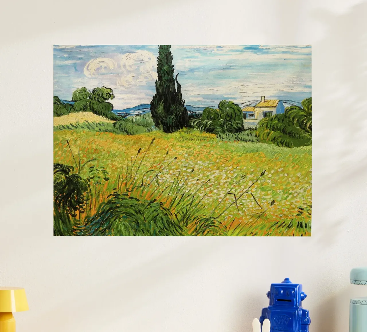 Paesaggio con mais verde carta hahnemühle da Roy Terrell