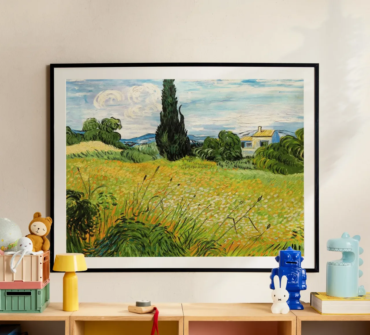 Paesaggio con mais verde carta hahnemühle da Roy Terrell