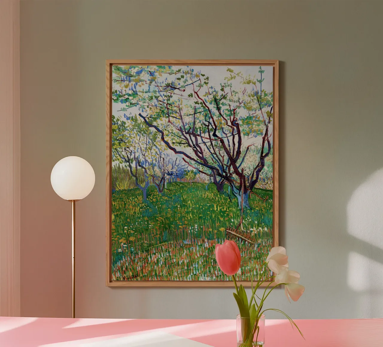 Frutteto in fiore alluminio dibond da Roy Terrell