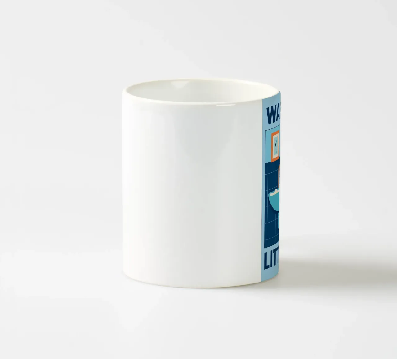 lava le tue zampette gatto tazza in ceramica da Avocadoz