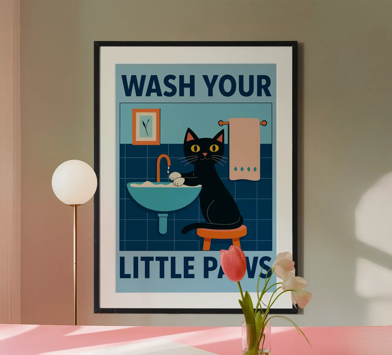 lava le tue zampette gatto carta hahnemühle da Avocadoz