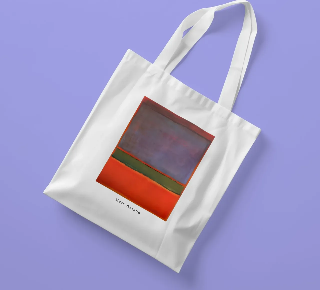 mark rothko no 6 viola verde e rosso 1951 borsa in juta da traveler