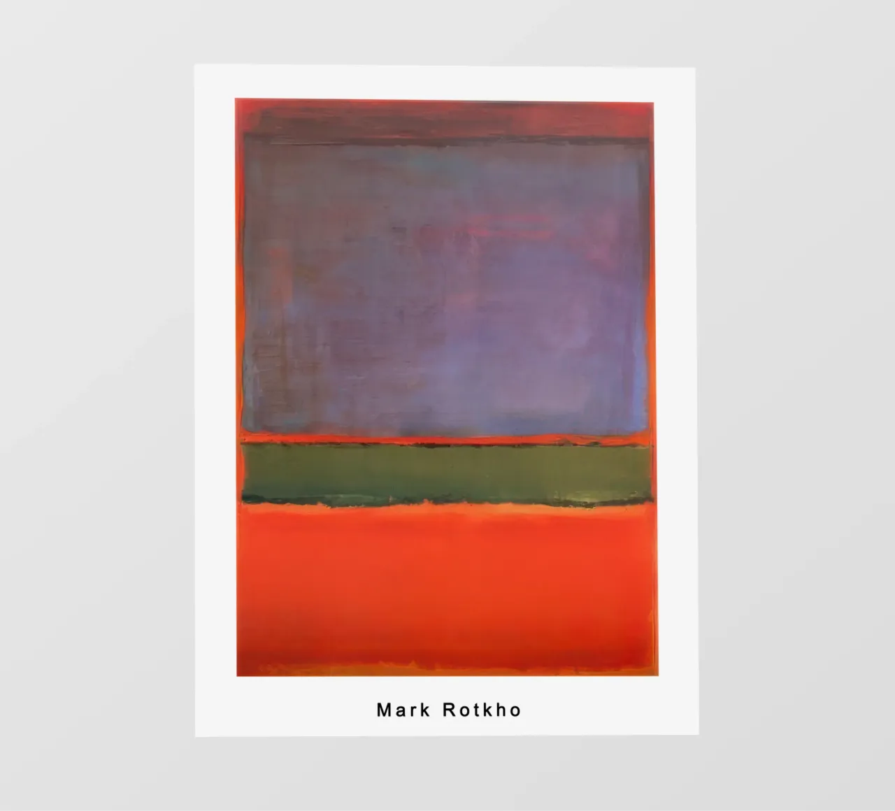 mark rothko no 6 viola verde e rosso 1951 telo in pvc da traveler