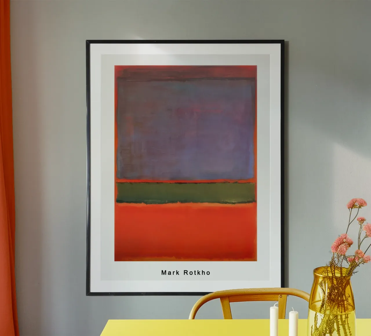 mark rothko no 6 viola verde e rosso 1951 carta hahnemühle da traveler